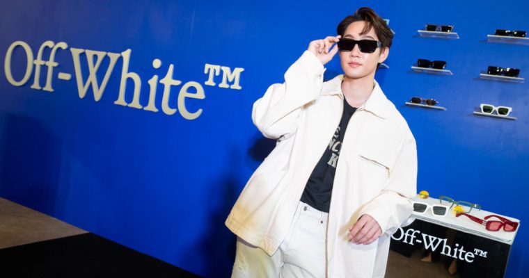 กัปตัน ชลธร อวดลุคสายแฟแนวสตรีท  ในงานเปิดตัวแว่นตา Off-White คอลเลกชัน Spring – Summer 2024