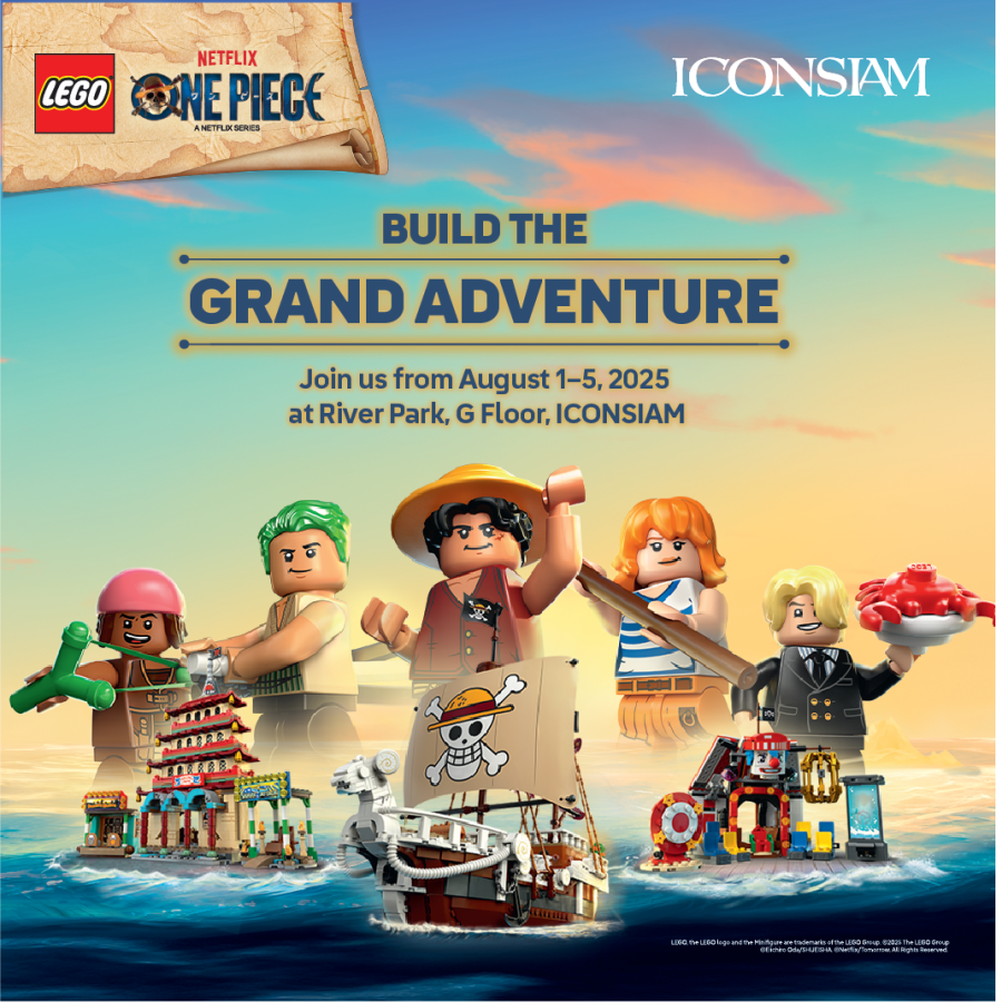 ไอคอนสยาม x LEGO ปลุกตำนานโจรสลัดหมวกฟาง เปิดตัวชุด LEGO® ONE PIECE ครั้งแรกของโลกในงาน “Build the Grand Adventure with LEGO® ONE PIECE””