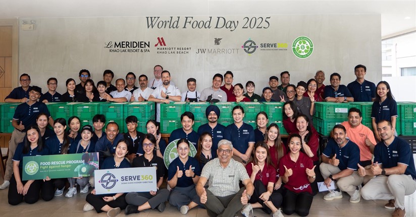 แมริออท อินเตอร์เนชั่นแนล ร่วมฉลอง “วันอาหารโลก” ในประเทศไทย ด้วยการส่งมอบ “อาหารเปี่ยมคุณค่า” สู่ชุมชนท้องถิ่น