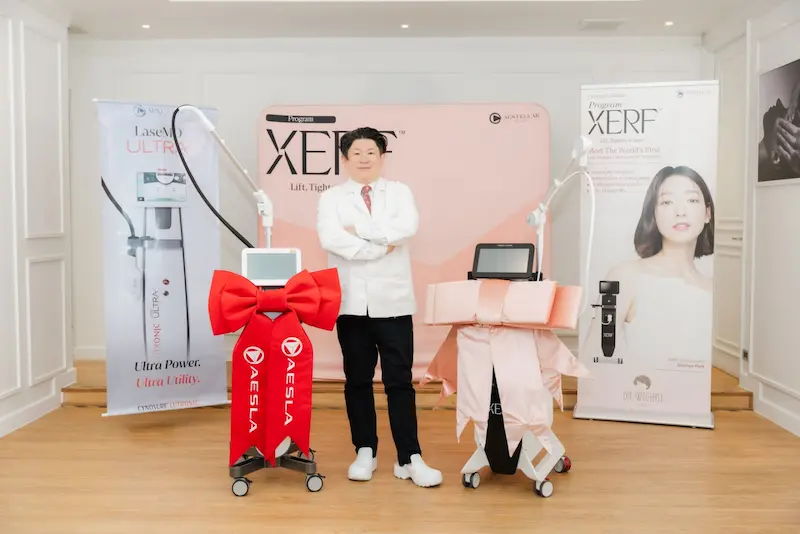 AESLA ส่งมอบนวัตกรรม XERF และ LaseMD Ultra พร้อมมอบป้าย Center of Excellence for Clinical Innovation แด่ Dr.Wichai Clinic ตอกย้ำการยกระดับวงการแพทย์ความงามไทย