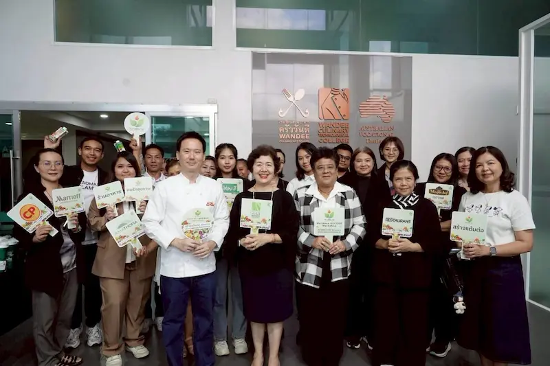 วิทยาลัยเทคโนโลยีครัววันดี ร่วมกับ Thailand Restaurant News จับมือ เมกาเชฟ ตอบรับแนวนโยบาย ททท. ร่วมยกระดับการท่องเที่ยว ผ่านแคมเปญ Wellness Longevity Lifestyle จัดอบรม “Wellness Decode Workshop” สร้างแต้มต่อธุรกิจร้านอาหาร